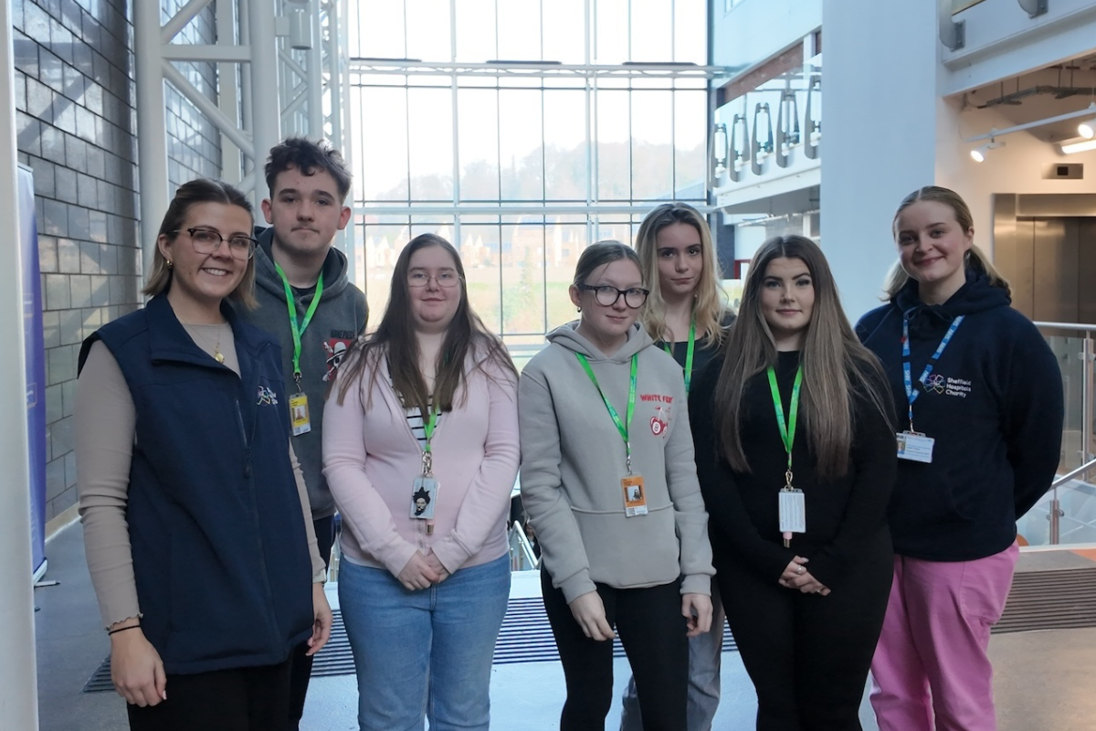 The Sheffield College name Sheffield Hospitals Charity as Charity of the Year