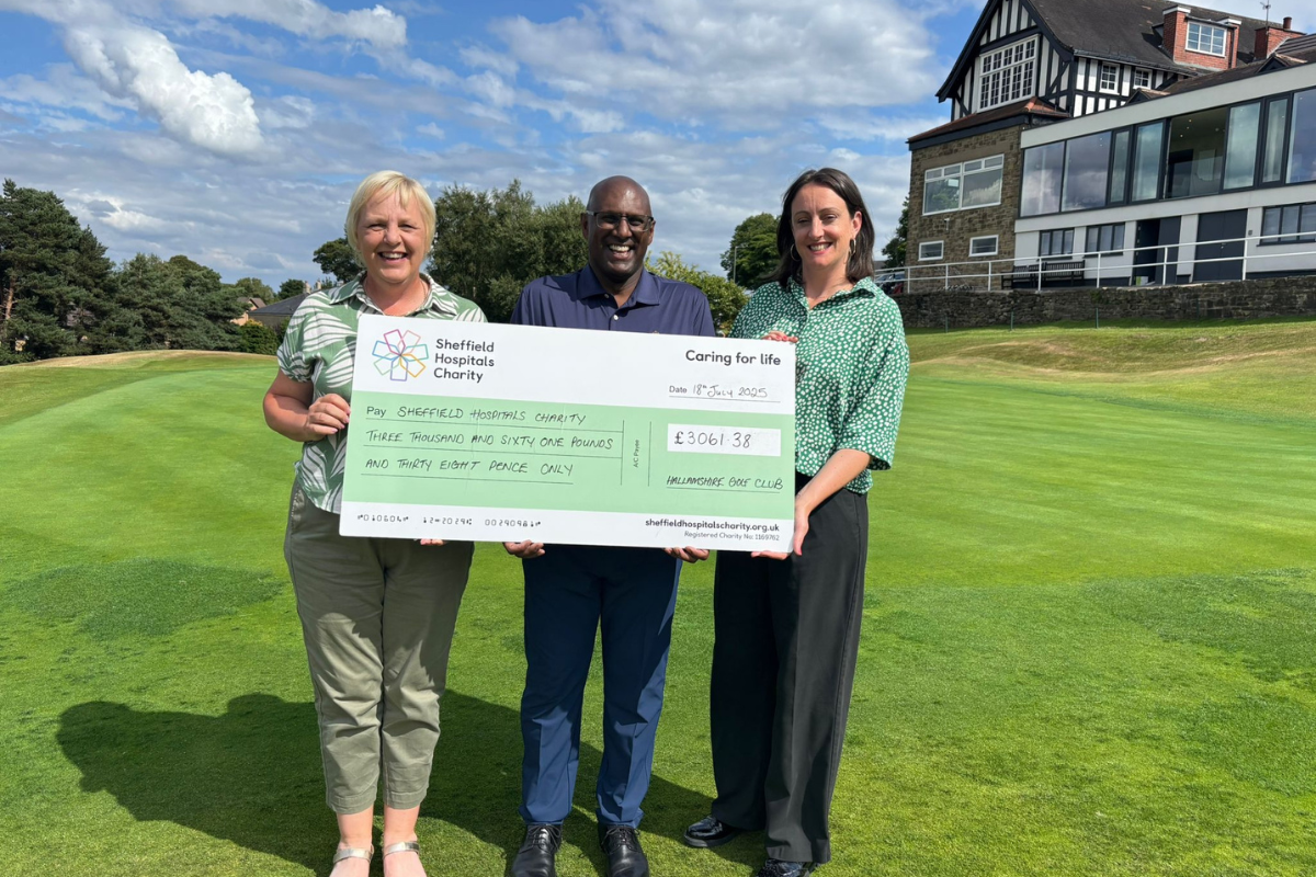 Hallamshire Golf Club Drive Big Support for Sheffield Hospitals Charity