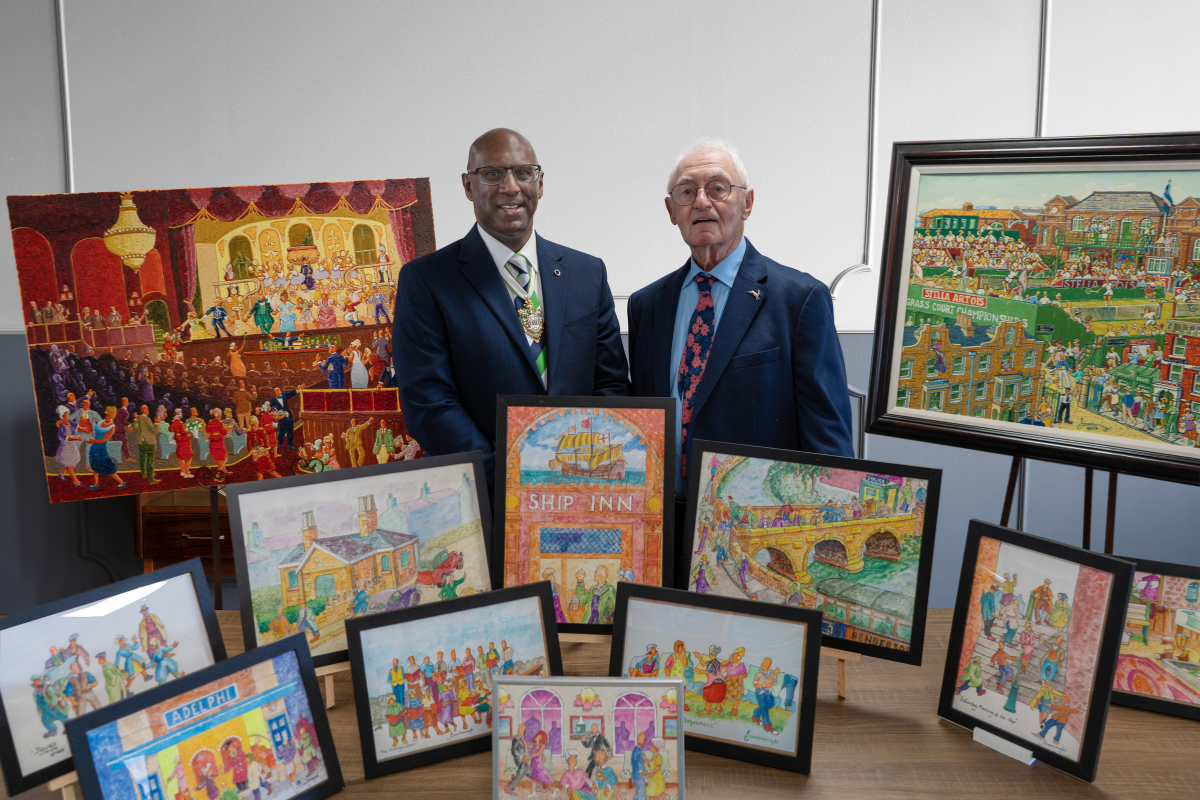 SHC Ambassador Joe Scarborough announces first watercolour collection for Master Cutler’s Challenge